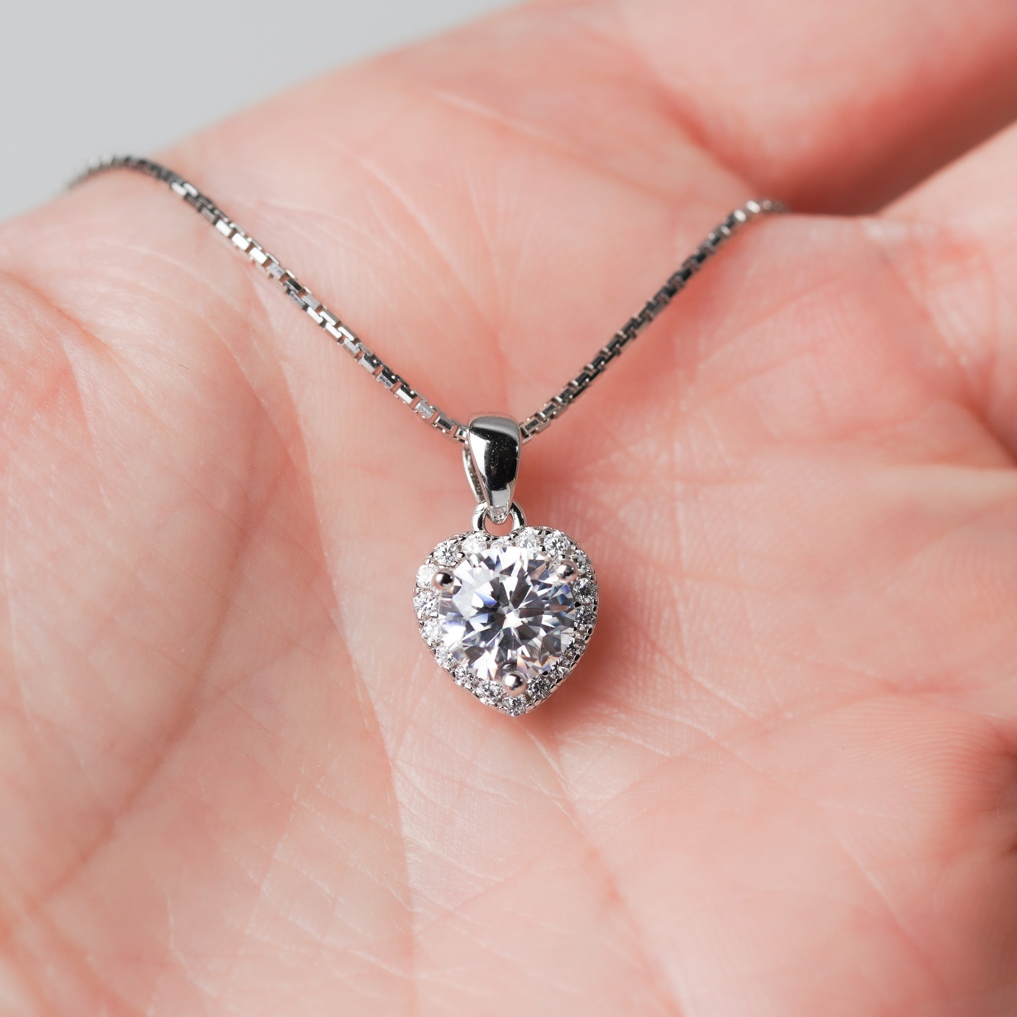 Heart Halo Necklace